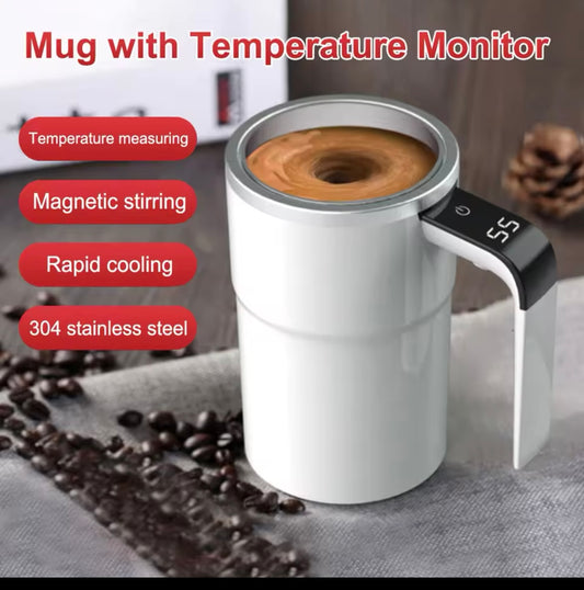 Magnetic Self Stirring Coffee Mugs