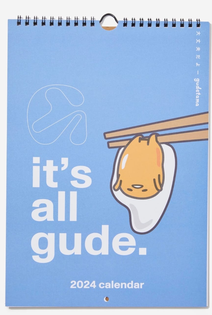 2024 Gudetama Get A Date Calendar Coakx Accesorries