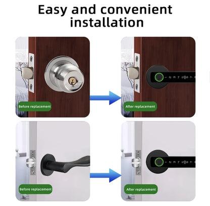 Fingerprint Door Lock Digital Electronic Lock with Password/Key/IC Card/ Smartlife/ Tuya APP Unlock