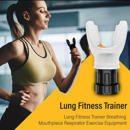 Silicone breathing fitness exercise for lungs