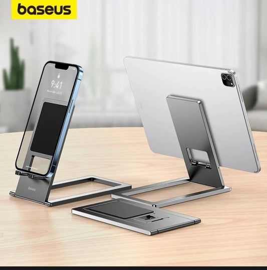 Baseus foldable metal desktop,phones and tab holder